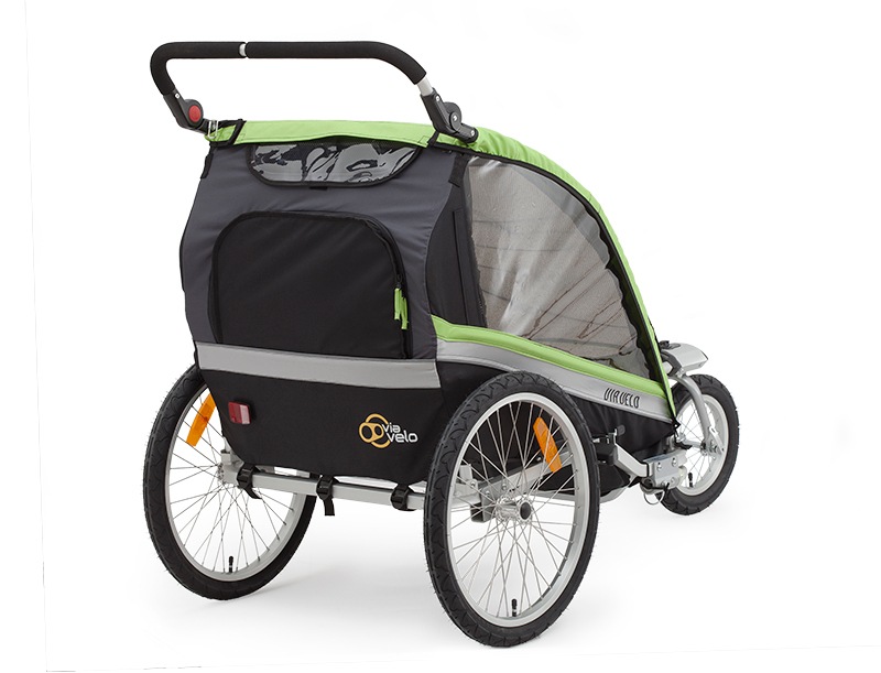 via velo double stroller