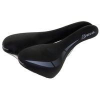 Velo Saddle Wide Channel Black 270 mm X 175 mm 330 Grams