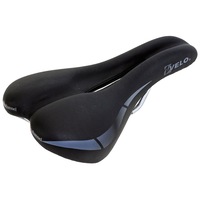 Velo Saddle Wide Channel Black 270 mm X 175 mm 360 Grams