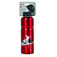 Waterbottle Alloy 750Ml With Red Prints