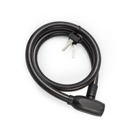Bike Lock Cable 15Mmx850Mm With Two Keys Bulk Packed In Polybag