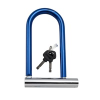 Bike U-Lock 130Mmx205Mm With Two Keys Bulk Packed In Polybag