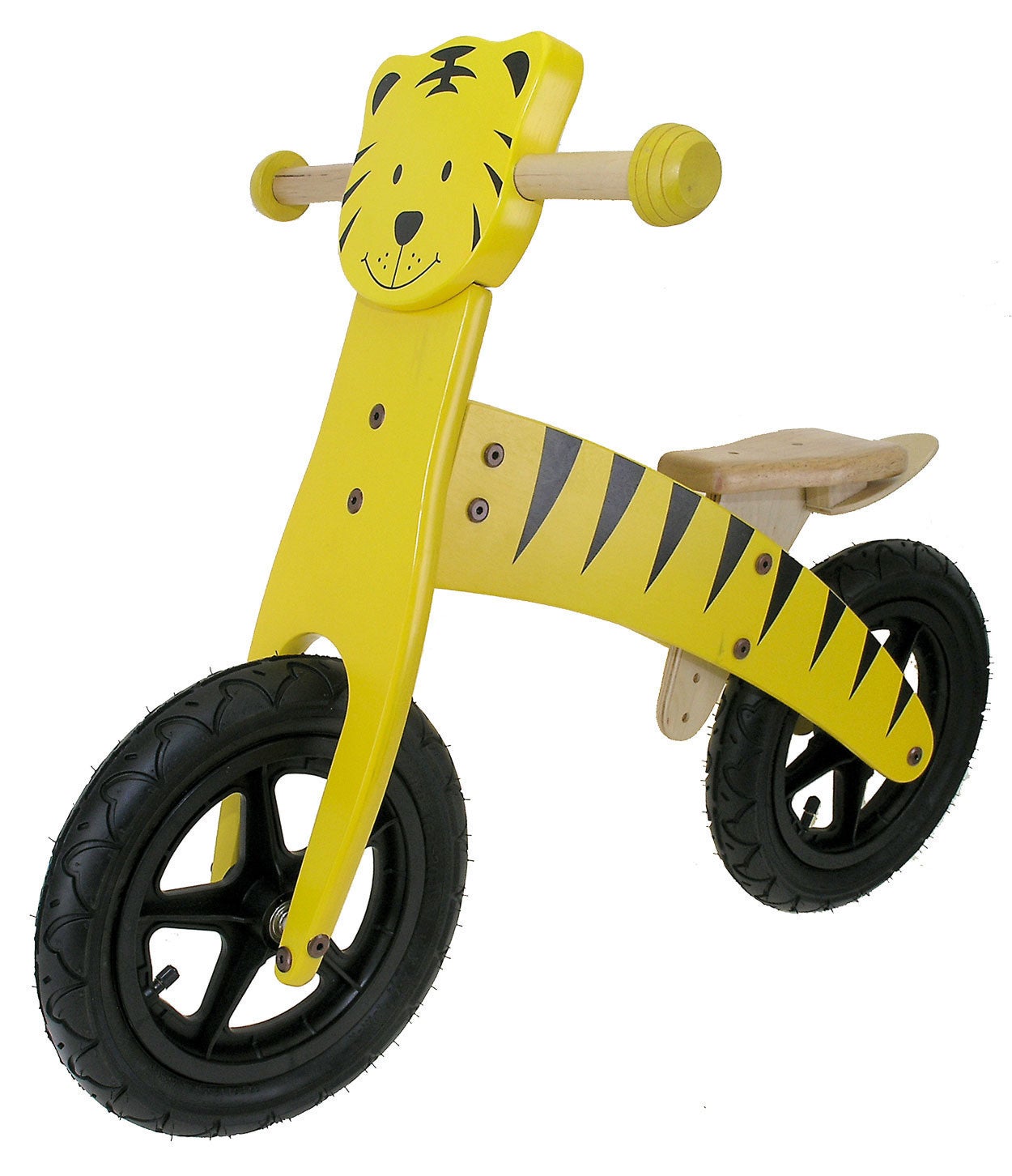 Kids Balance Bike - Bike Running Wooden Tiger 