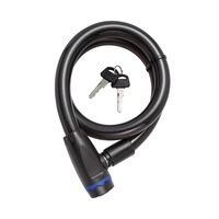 Lock Cable 20Mmx850Mm With Two Keys Bulk Packed In Polybag