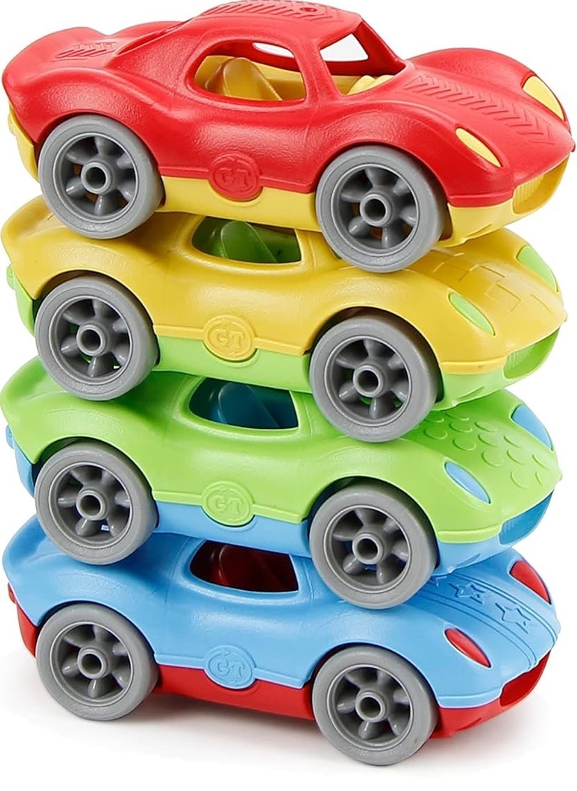 Buy Green Toys - Stack & Link Racers - MyDeal Australia