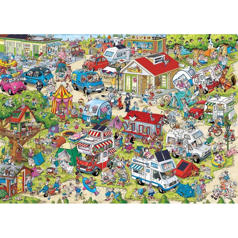 Buy Ravensburger - Holiday Resort 1 - The Campsite Puzzle 1000pc - MyDeal