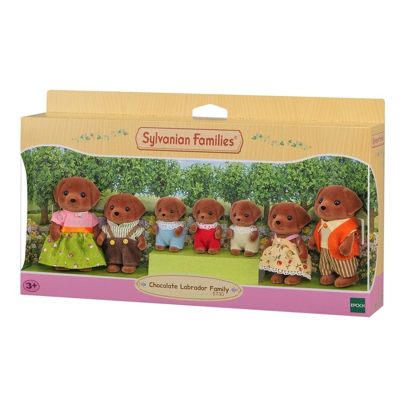 Buy Sylvanian Families - Chocolate Labrador Family - MyDeal