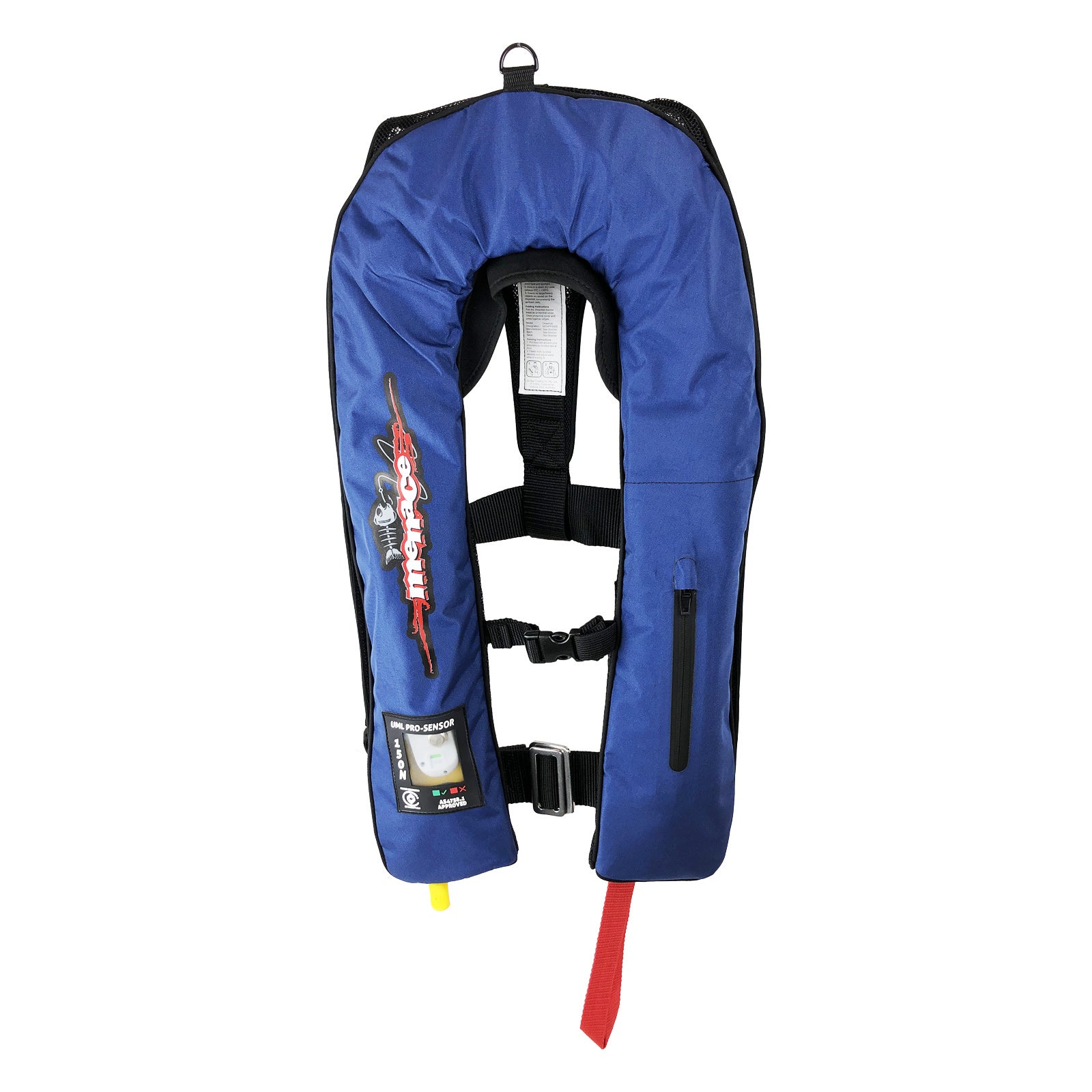 MANUAL PRO Inflatable Life Jacket PFD Type 1 LifeJackets Level 150N