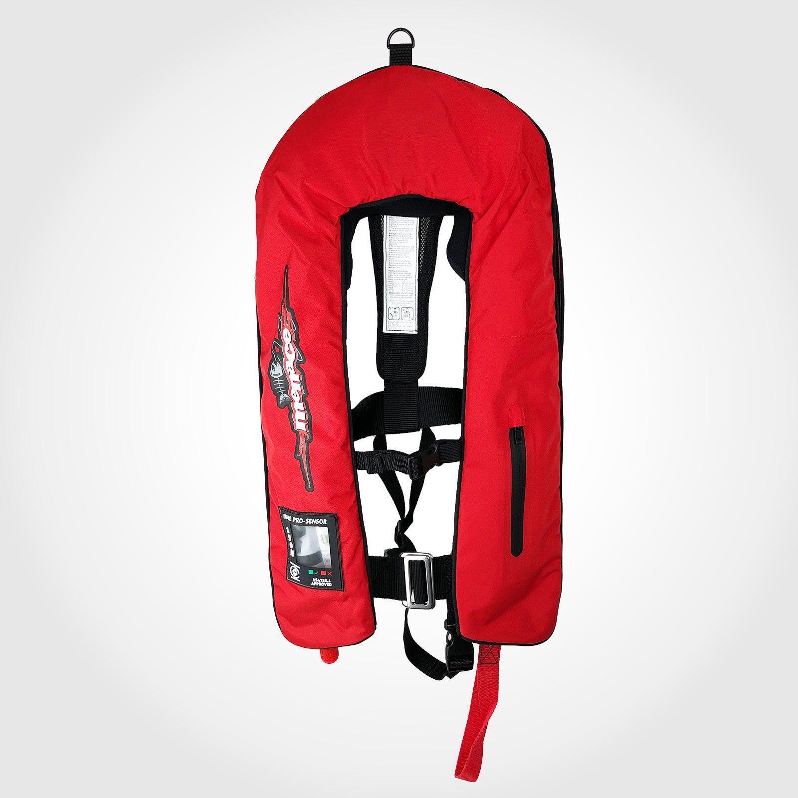 ADULT Inflatable Life Jacket PFD Type 1 Yoke Manual LifeJackets Level 150N Red