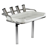 Premium BAIT BOARD Fishing Boat Cutting Fish Fillet Stainless Steel Rod Holders