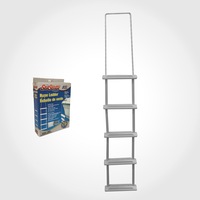 5-STEP Folding ROPE LADDER Boat Marine Yacht UV PVC Boarding