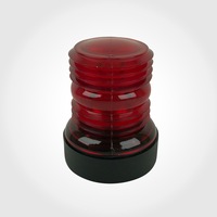 Small RED 12V Marine Beacon LED Light Boat Bright Deck