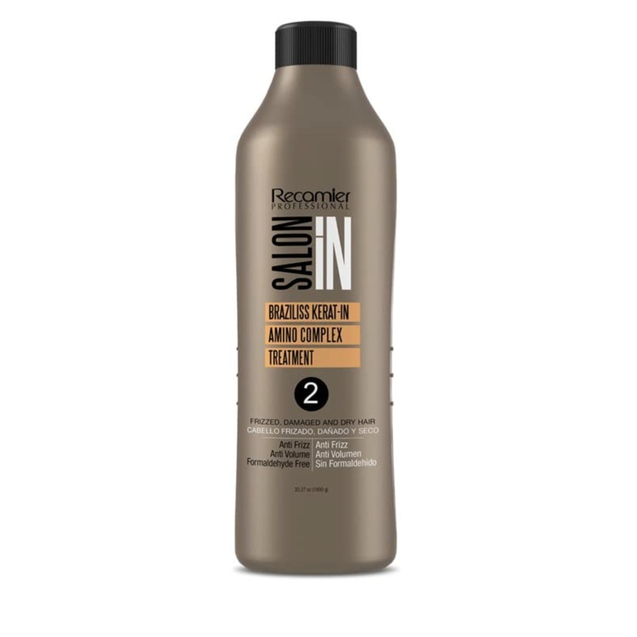 Recamier 3-Step System SalonIn Braziliss Keratin Hair Brazilian Blowout Treatment