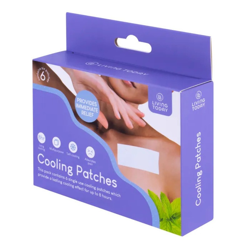 Buy 1 Pack of 6 Cooling Patches Soft Gel Sheet Cooling Patch Relief for ...