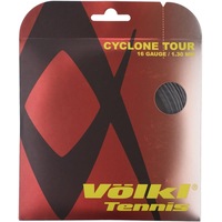 1 Pack Volkl Cyclone Tour 16g/1.30mm Tennis Racquet Strings - Anthracite