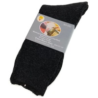 1 Pair Merino Wool Blend Woolen Work Socks Hiking Heavy Duty Warm Winter Thermal