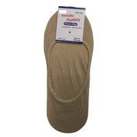 1x NO SHOW COTTON SOCKS Non Slip Heel Grip Low Cut Invisible Footlet Seamless