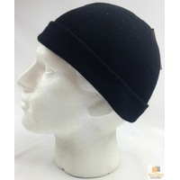 100% PURE WOOL Fine Knit Beanie Hat Cap Warm Ski Snow Pull On Knitted 21011
