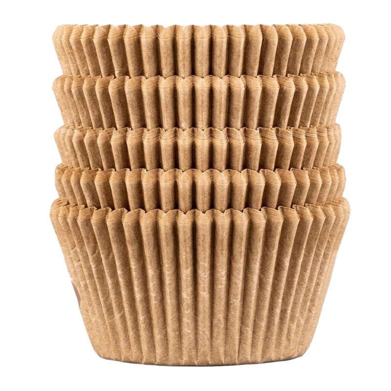 Buy 100pcs Brown Thick Muffin Cupcake Liners for Baking Jumbo MyDeal