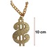 Buy 10cm Big Daddy Gold Chain Chunky Necklace Rapper 90s Hip Hop Fake ...