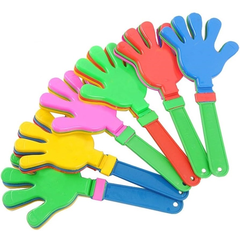 Buy 10x Hand Clappers Plastic Kids Toy Party Flapper Novelty Cheering ...