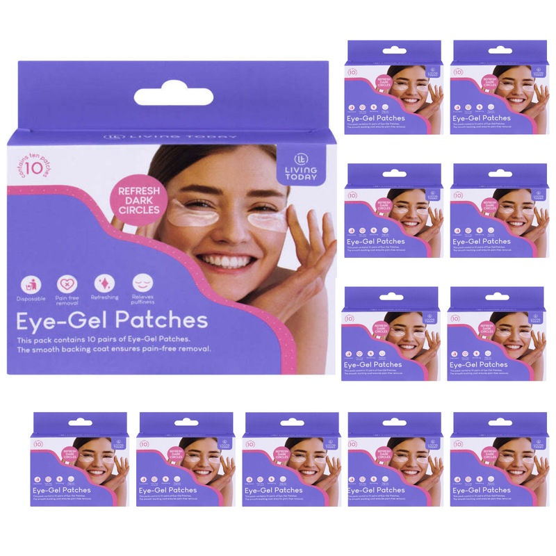 Buy 12 Packs of 10 Under Eye Gel Patch Curve Eyelash Pads Lint Free