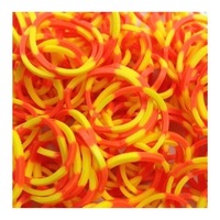 1200 pcs LOOM BANDS Rubber Refill Kit DIY Magical Bracelet 36S Clips,6 Hook
