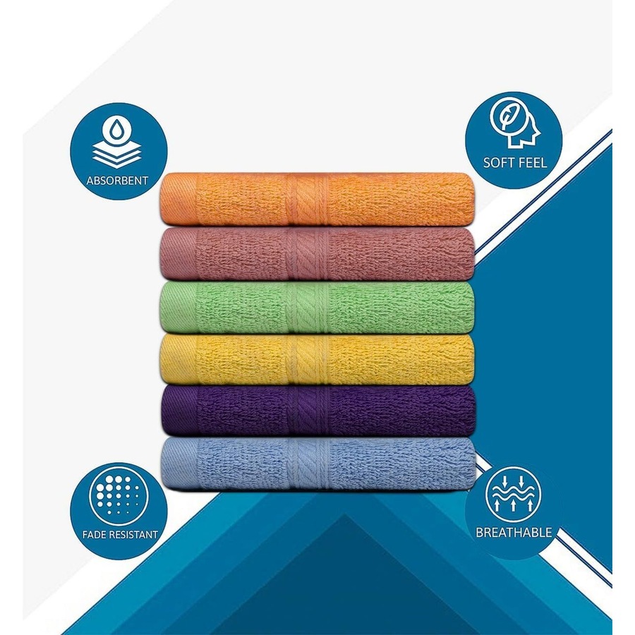 12x 100% Cotton Face Washer Towel Bulk (30x32cm) in Assorted Colours