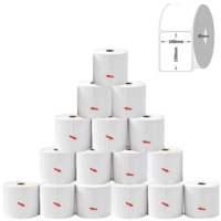 16x Thermal Direct Labels Roll 100 x 150mm Label Printer Parcel Startrack Zebra Shipping Bulk Self Adhesive