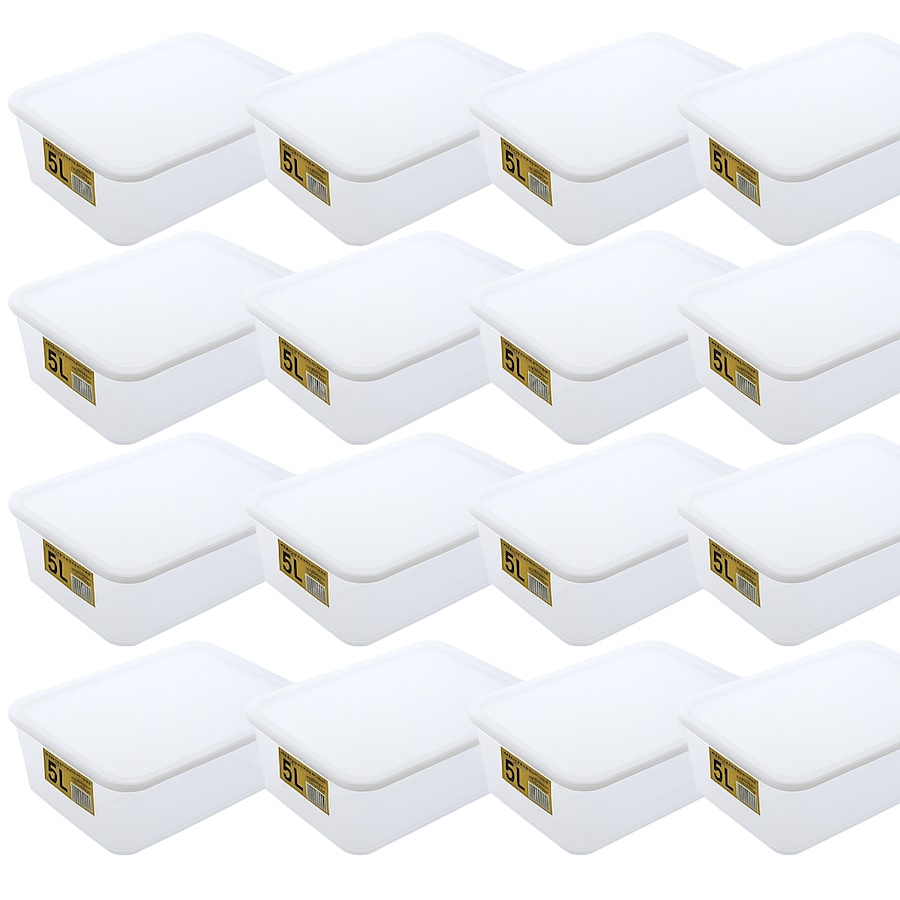 16x 5L Food Storage Containers w/ Lids Bulk Lot - Made in Australia