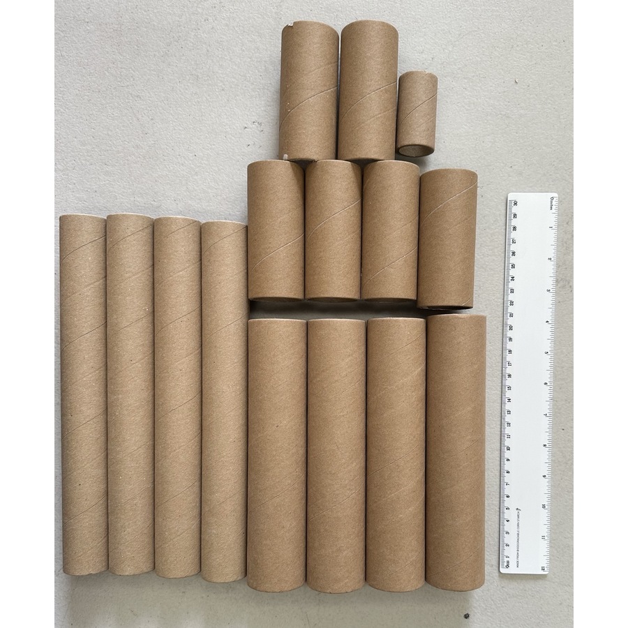20+ Strong Cardboard Tubes Paper Roll Tubes for Art, Crafts, School, Packaging