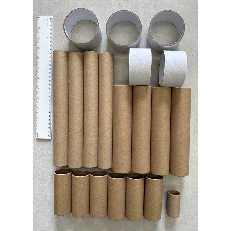 Buy 20+ DIY Strong Cardboard Paper Roll Tubes for Creative Play ...