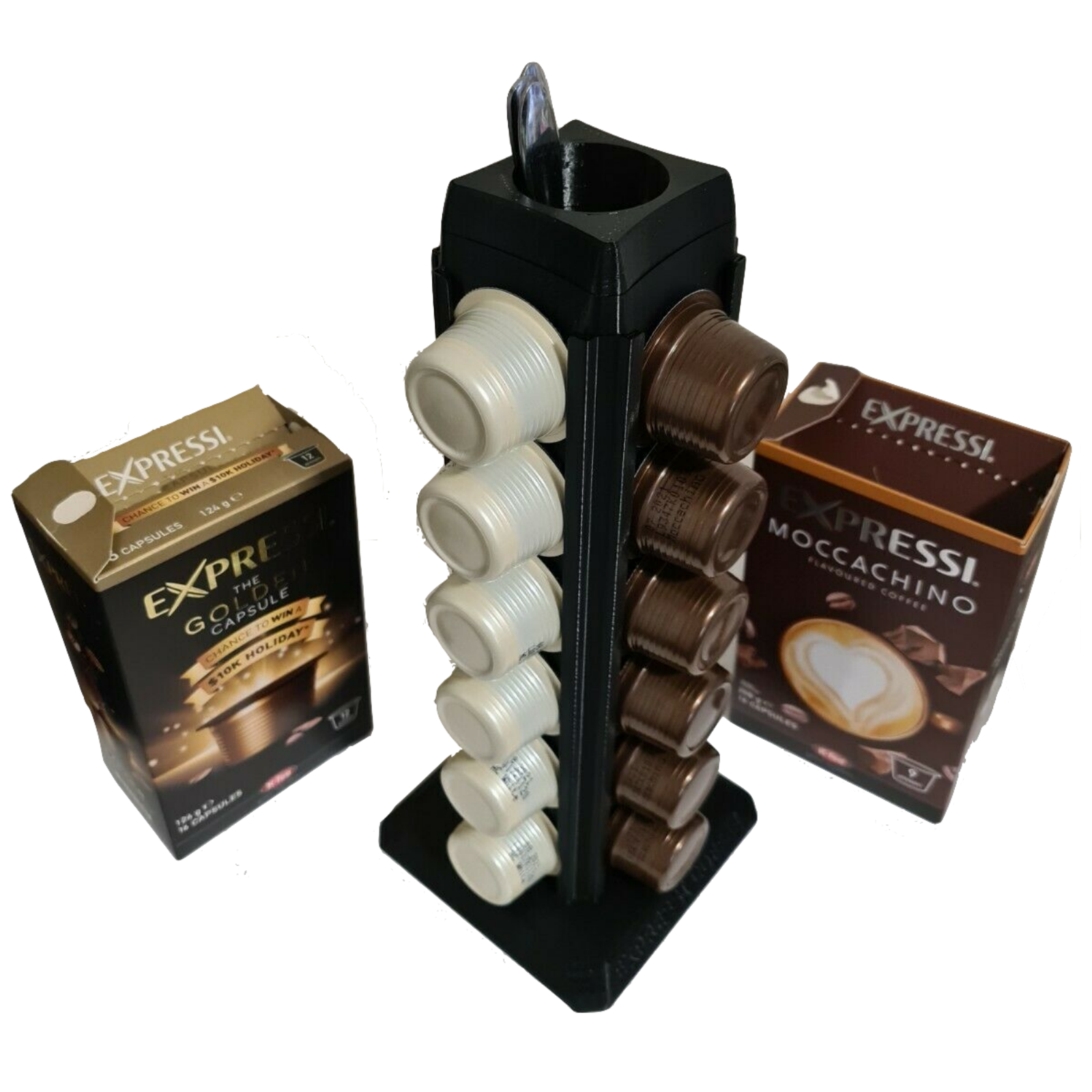 Single Serve Beverage Storage Drawer 12-14 Coffee Pod Capacity Mind Reader TRY03-WHT Holder White One Size 