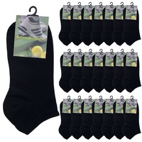 24x COTTON ANKLE SOCKS Sport Low Cut Mens Womens Running BULK Anklet