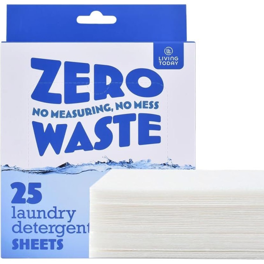 25x Laundry Wash Sheets Detergent Powder Eco Friendly Household Cleaning Tool