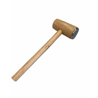 27cm Hammer Meat Tenderiser Chicken Steak Mallet Beef Wooden Handle