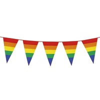 3.6m RAINBOW BUNTING FLAG Party Banner Birthday Triangle Flags Decor Pride
