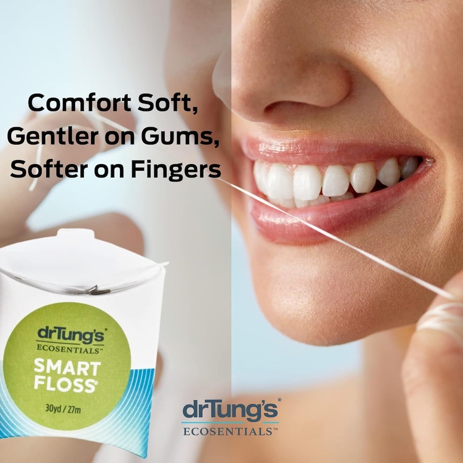 3x Dr Tung's Smart Dental Floss Chemical Free Oral Teeth Care Natural Flosser