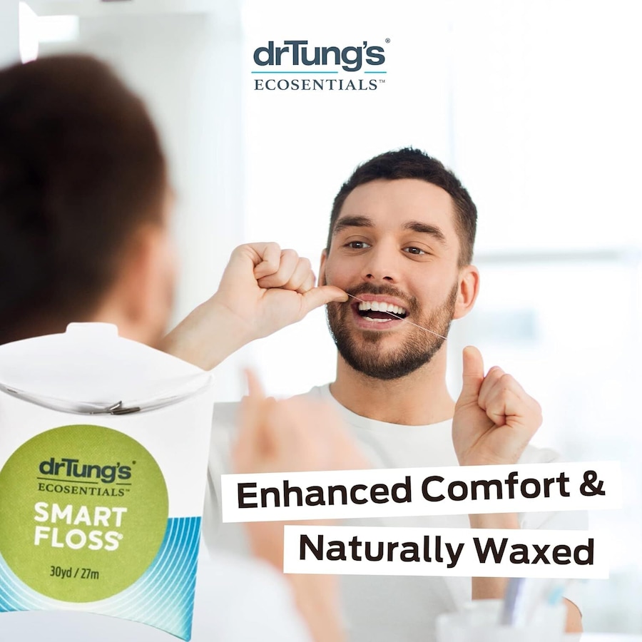 3x Dr Tung's Smart Dental Floss Chemical Free Oral Teeth Care Natural Flosser