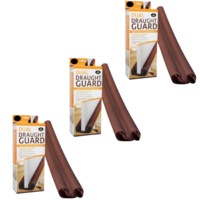 3x DUAL DRAFT STOPPER Double Sided Snake Wind Air Door Guard Cover Weather Seal