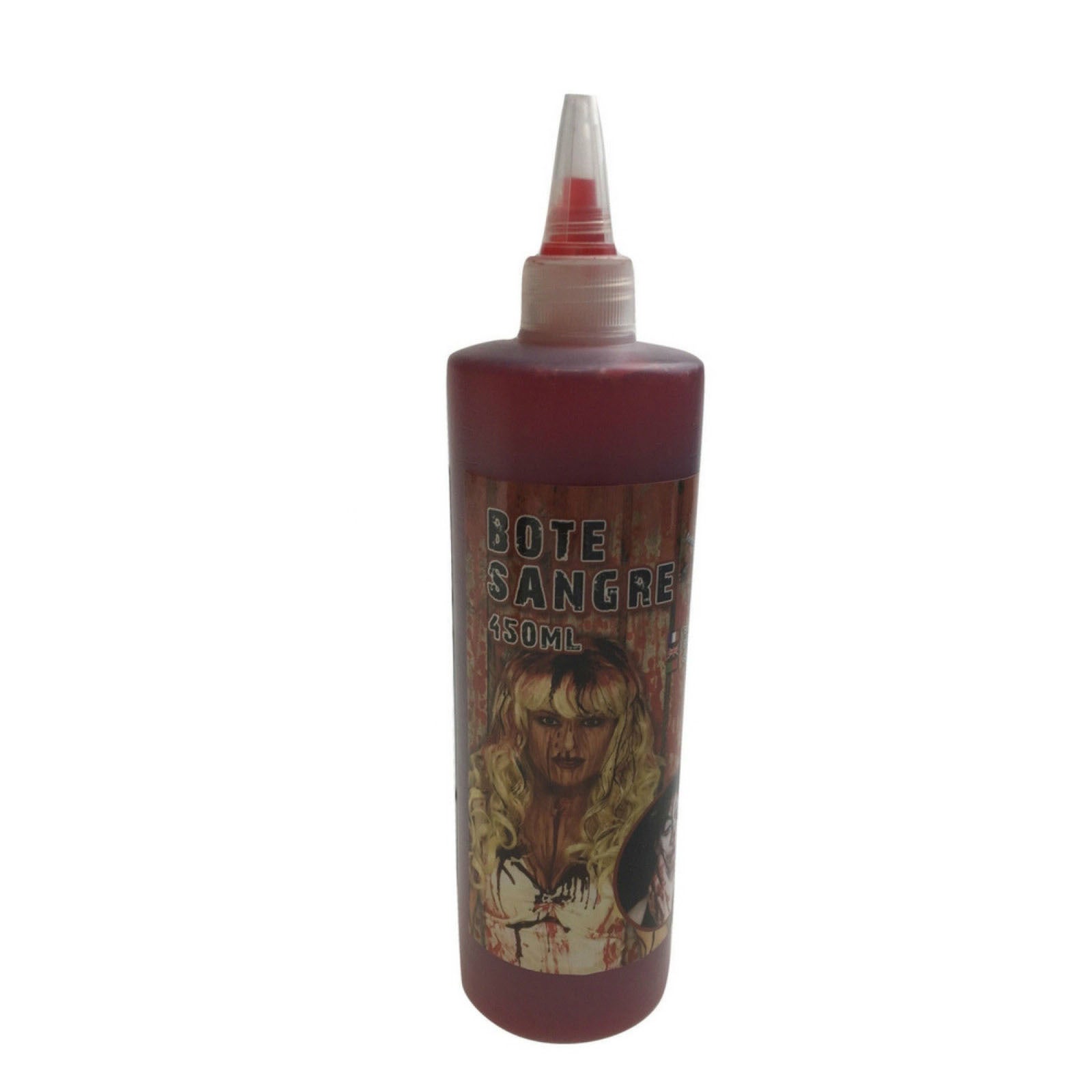 450ml Bottle Vampire FAKE BLOOD Zombie Halloween Red Make Up Gel Cream Horror