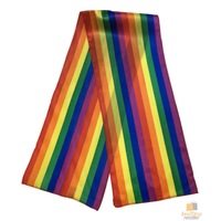 4x GAY PRIDE RAINBOW SCARF Scarves Pride Parade Party Lesbian LGBT BULK