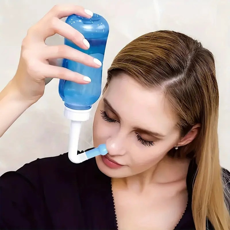 Buy 500ML Neti Pot Sinus Rinse Bottle Nose Wash Cleaner Nasal ...