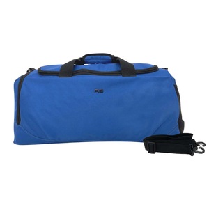 60L FIB Sports Duffle Bag Duffel Gym Canvas Travel Foldable - Blue