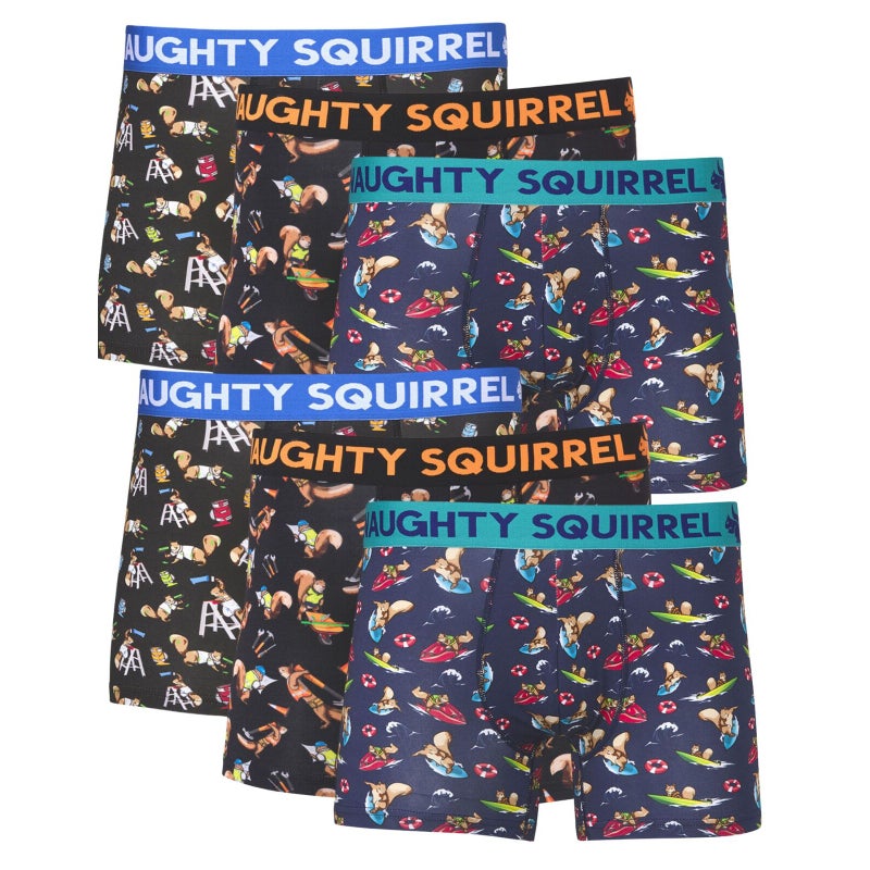 Buy 6x Naughty Squirrel® 4 Painting Mid-Length Trunk Tradie - Assorted  Colours - MyDeal