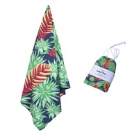 80x160cm X-Large Microfibre Sand-Free Beach Towel Quick Dry Travel Towel Quick