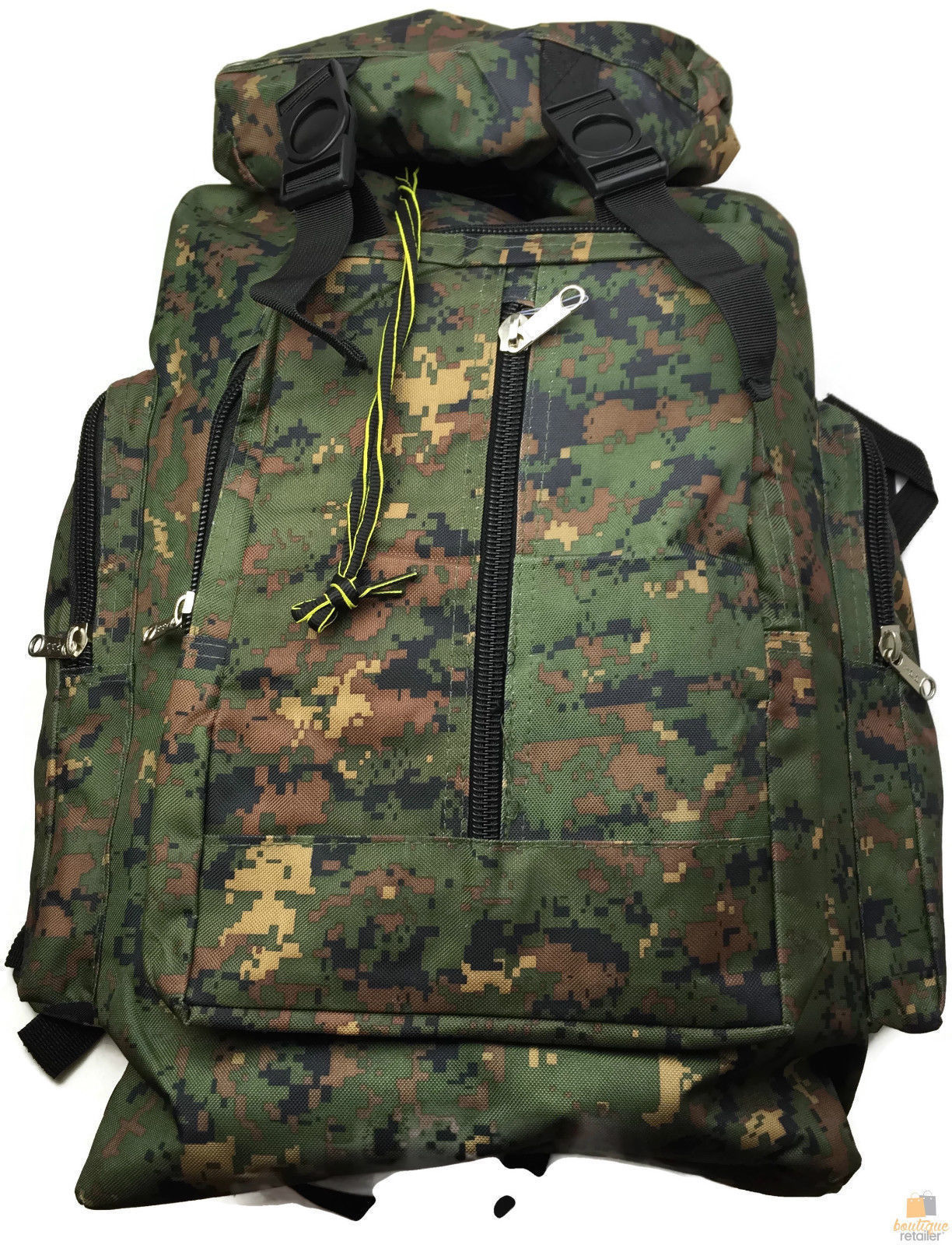 80L Army Camouflage Backpack Camo 
