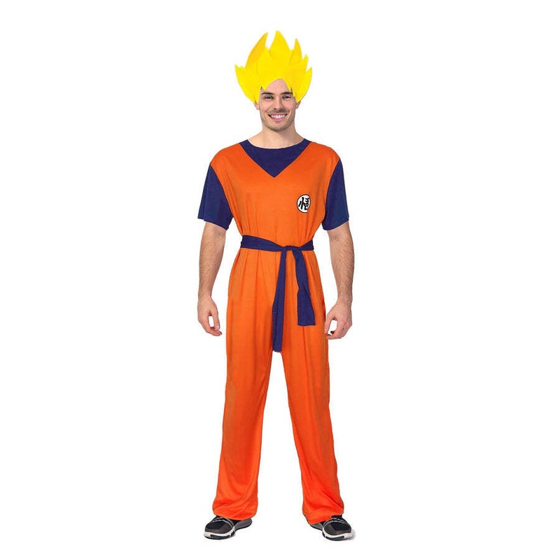 Buy Adult Dragon Ball Z Goku Halloween Cosplay Costume Dragonball Gohan ...