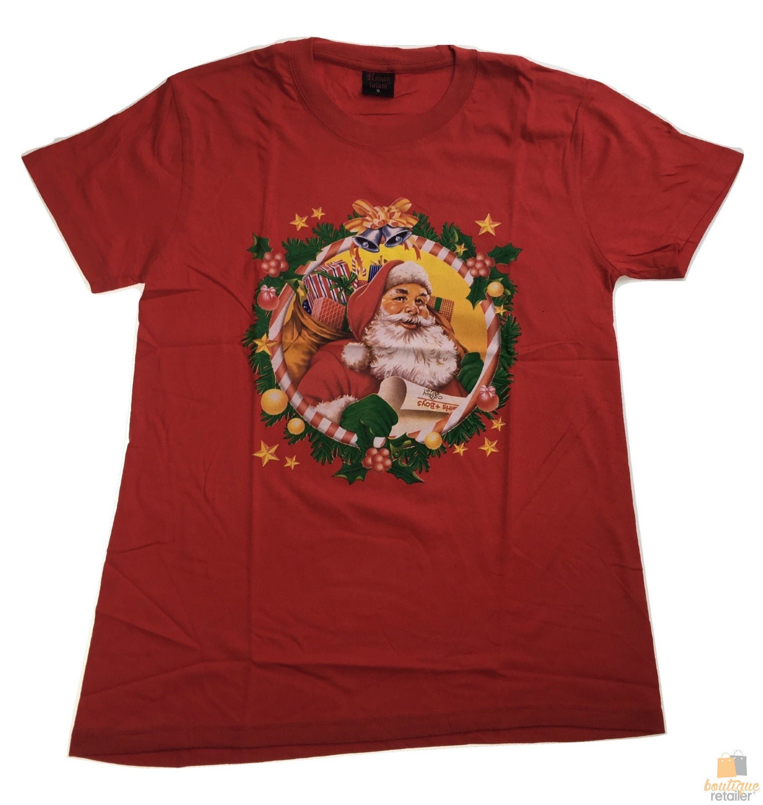 Adult Xmas CHRISTMAS T Shirt Merry Tee Top Santa S-XXL Mens Womens 100% COTTON