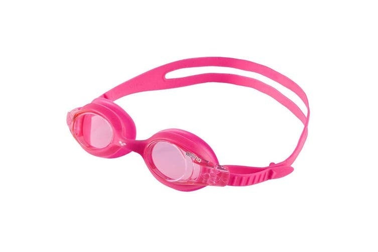 Arena Junior X-Lite Adjustable Swimming Goggles Anti-Fog Kids Swim Glass Pink
